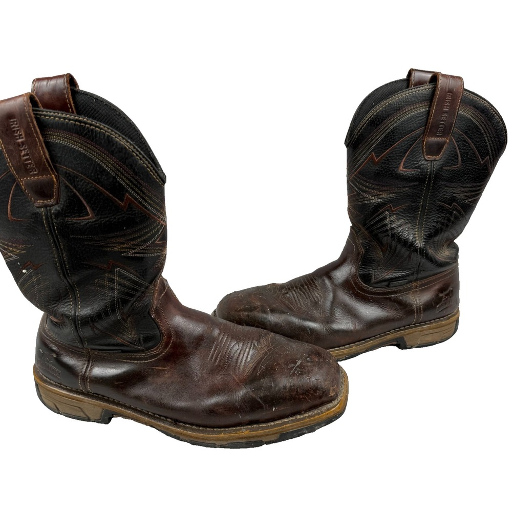 Irish‎ Setter Marshall Men 11.5 D Work Boots Brown Boots Safety Toe Western